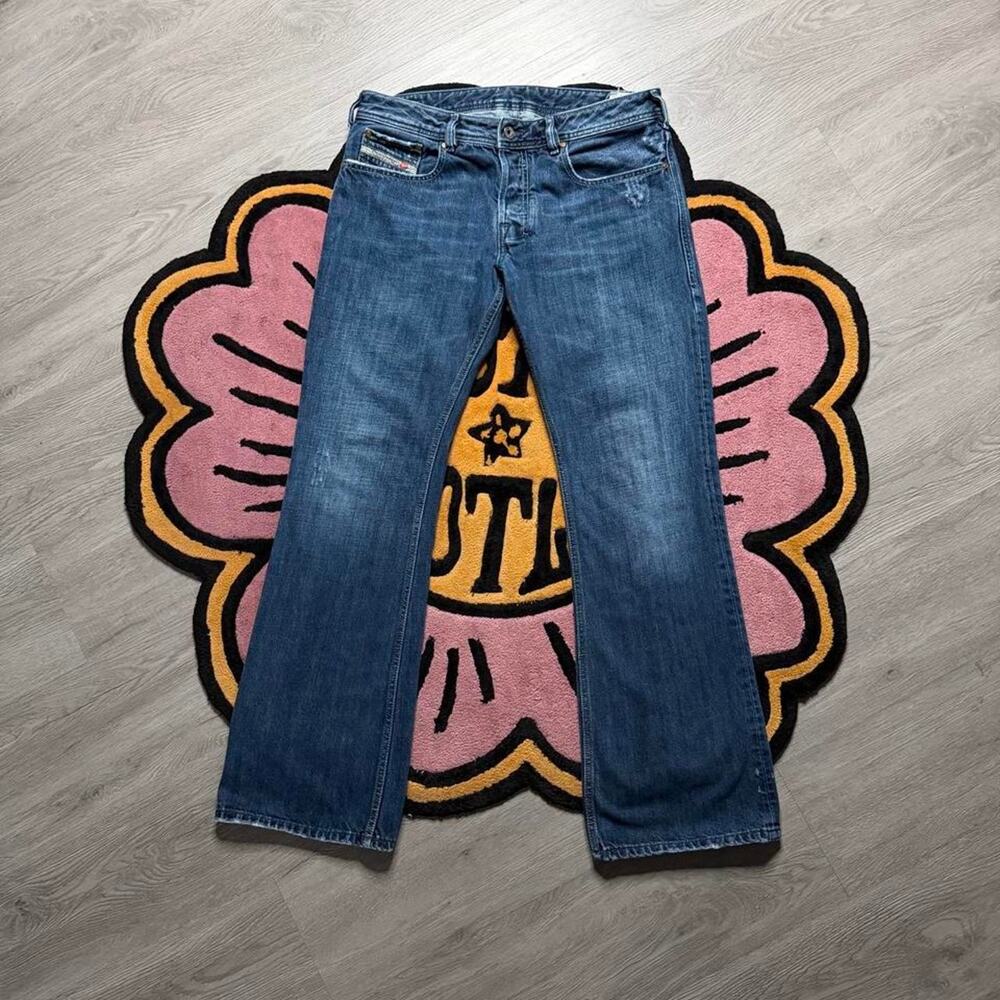 Diesel Industry Zathan Regular Bootcut Denim Jeans Size 32x32 Blue